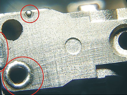 <a href='http://www.xdjo.cn/product/3.htm' class='text_a'>模具激光焊機(jī)</a>修復(fù)模具效果